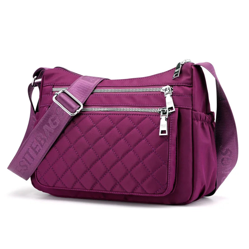 Bolso de hombro de nailon para mujer