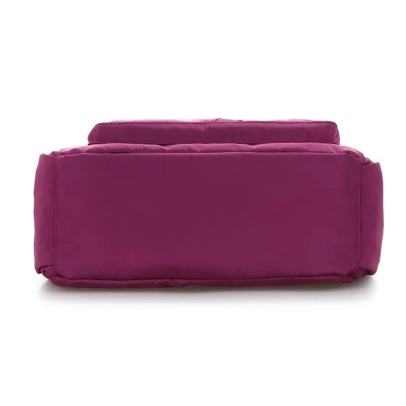 Bolso bandolera informal para mujer, estilo Oxford, impermeable, con cremallera, de gran capacidad, para viaje