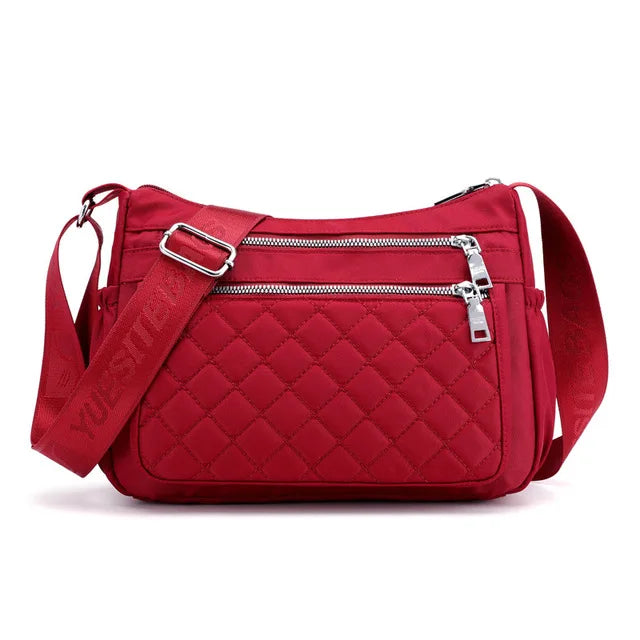 Bolso de hombro de nailon para mujer