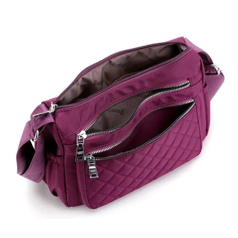 Bolso de hombro de nailon para mujer