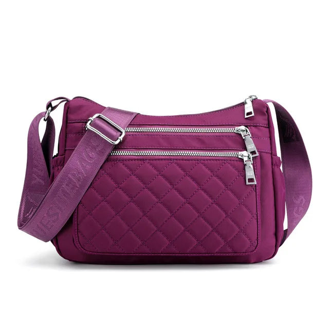 Bolso de hombro de nailon para mujer