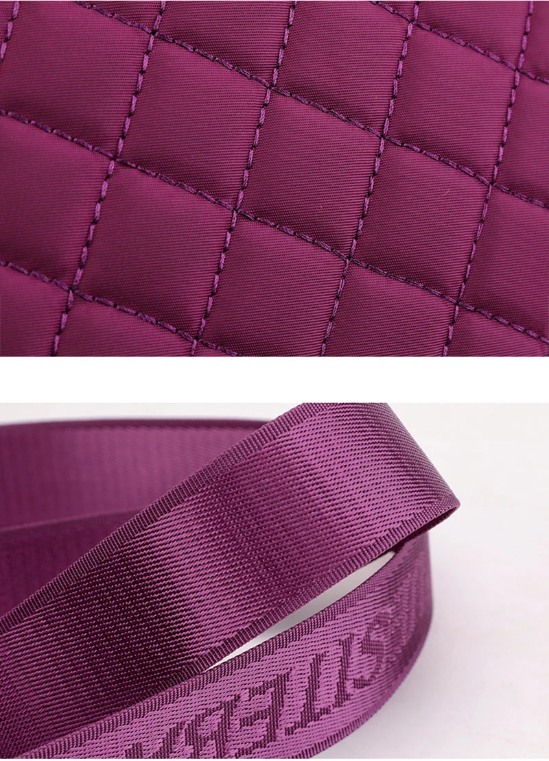 Bolso de hombro de nailon para mujer