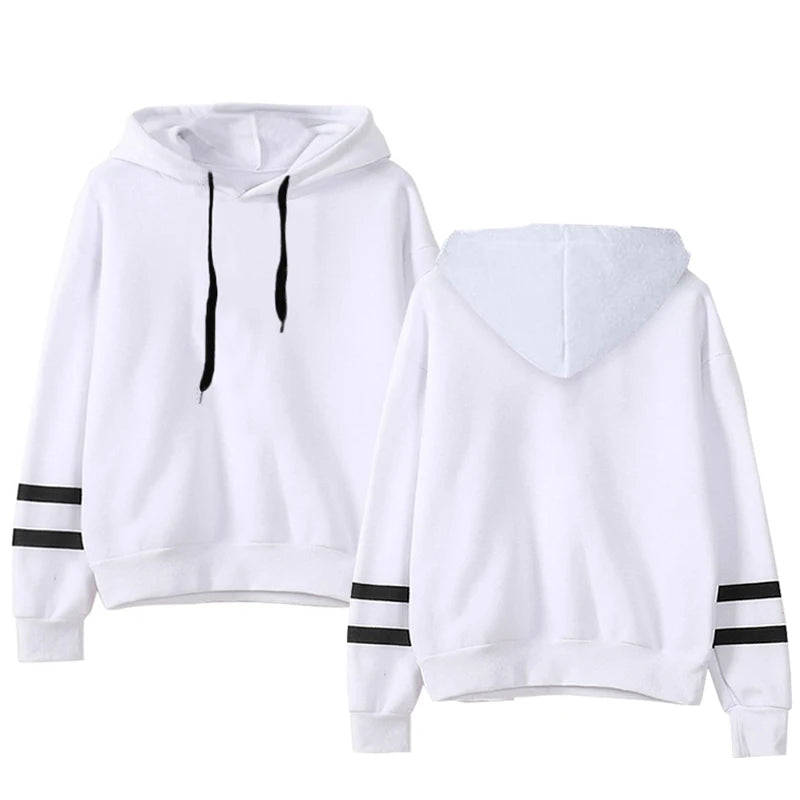 Sudadera con capucha de otoño para mujer, estilo holgado de manga larga
