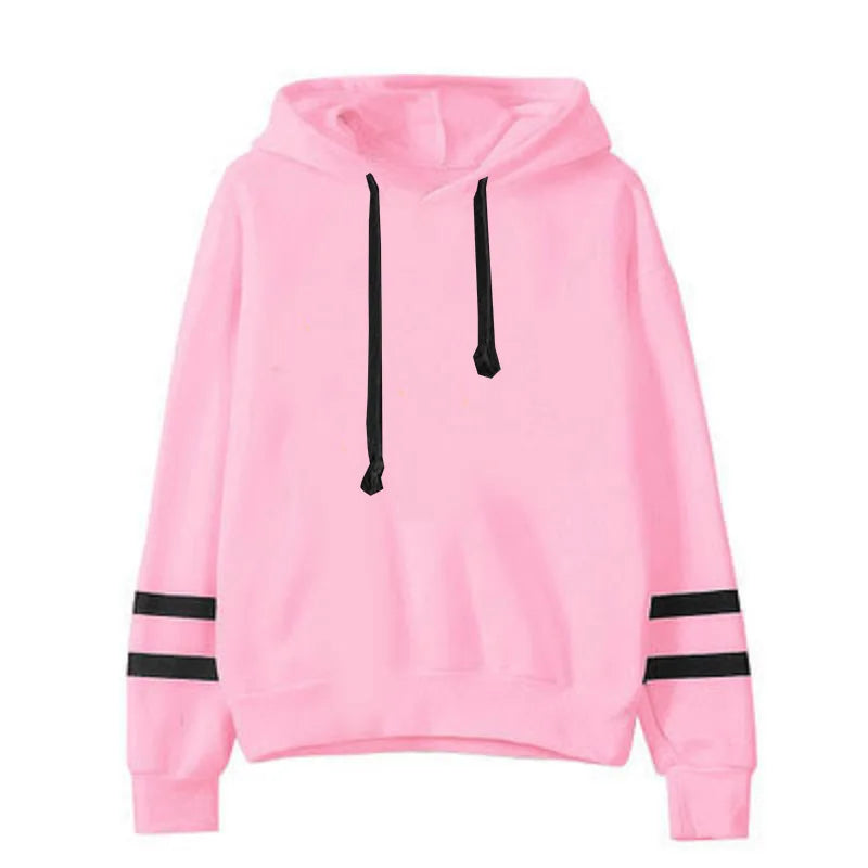 Sudadera con capucha de otoño para mujer, estilo holgado de manga larga