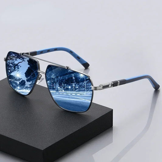 Gafas de ciclismo cuadradas polarizadas para hombre