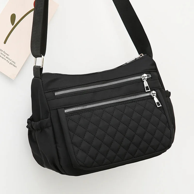 Bolso de hombro de nailon para mujer