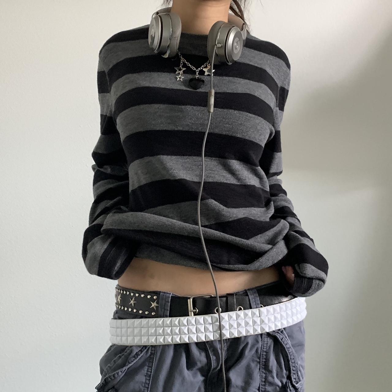 Camisa básica de punto grunge de hada para mujer