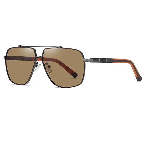 Gafas de sol polarizadas cuadradas para hombre