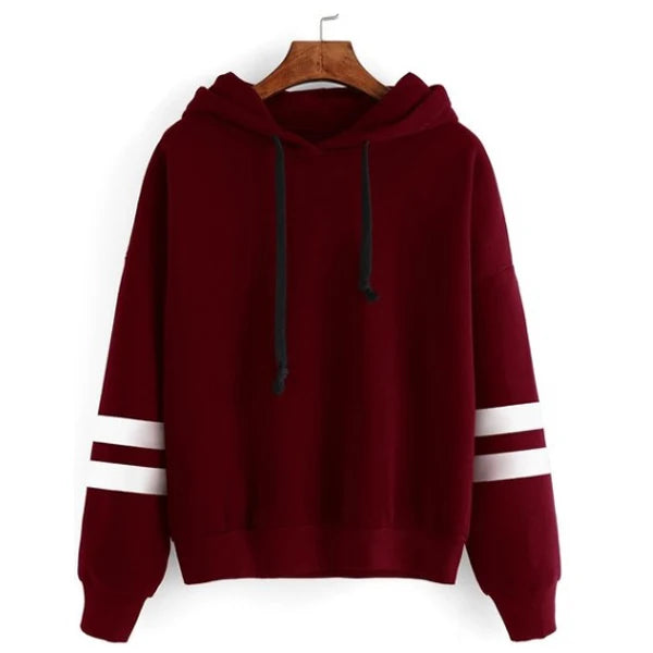 Sudadera con capucha de otoño para mujer, estilo holgado de manga larga